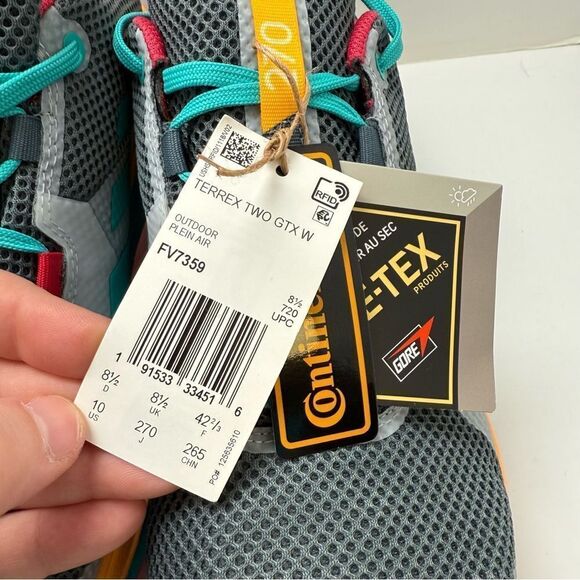 Adidas Womens Terrex Two GTX 270 Trail Running Shoes FV7359 Continental 24/30 - Picture 9 of 13